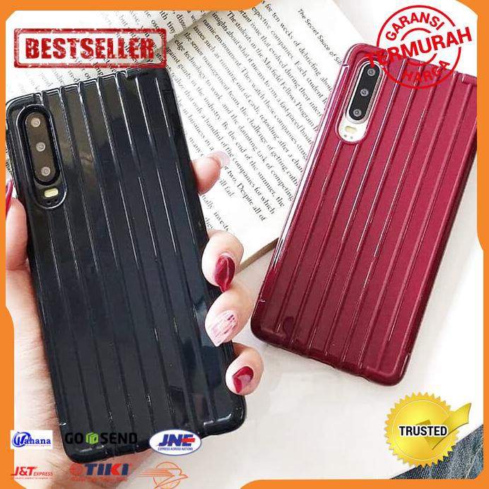 CASE HP SAMSUNG M10 M20 J2 PRO J2 PRIME LUGGAGE BLACK MAROON SOFTCASE