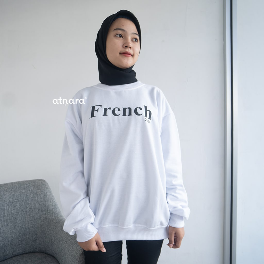 Nara Grosir - French XXL Sweater l Sweater Polos l Sweater Pria dan Wanita