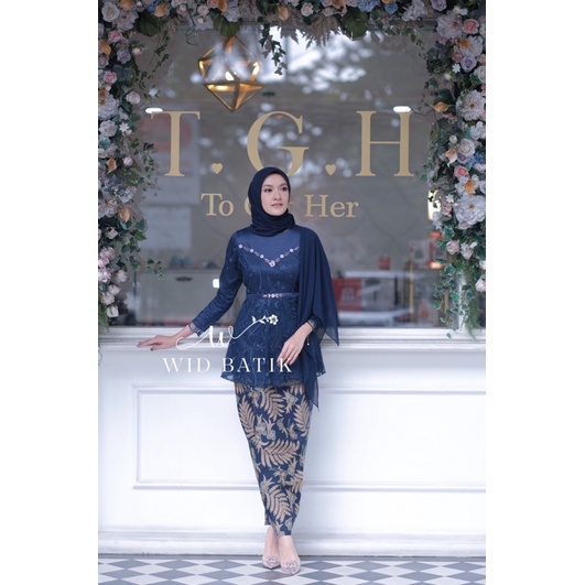 WIDBATIK - Set Couple Alyra Navy-3