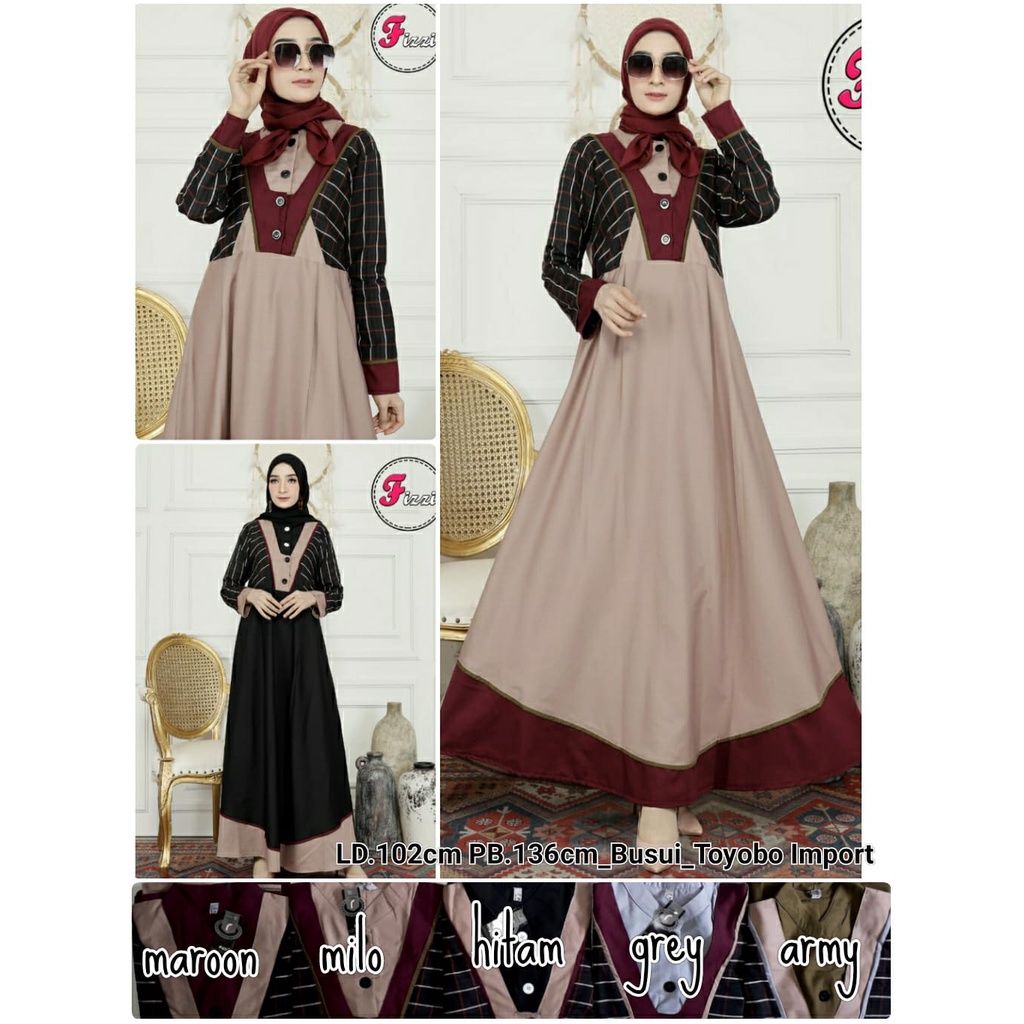Gamis toyobo by Fizzi Fashion original