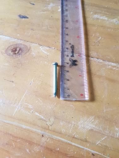 Paku beton kecil 4cm - Paku tembok - Paku gantungan