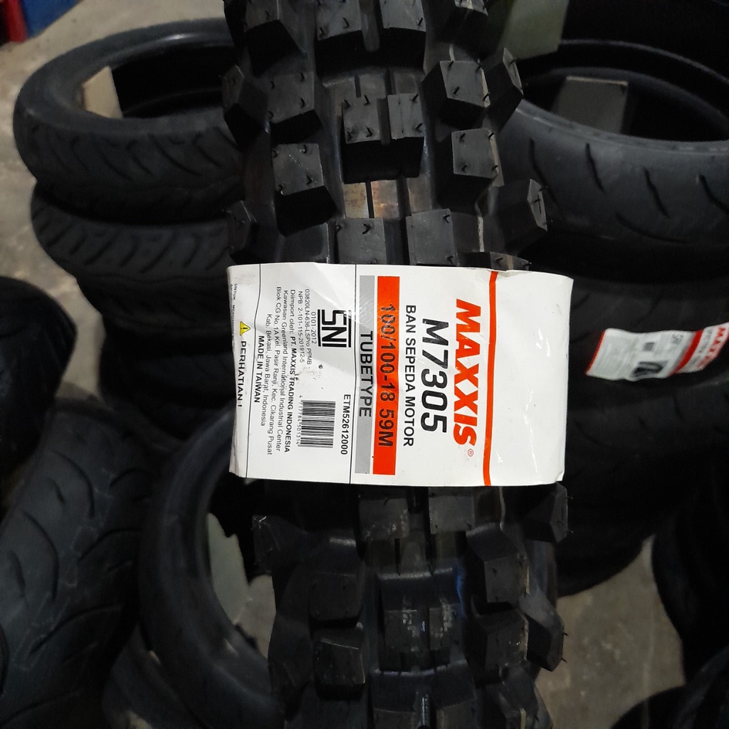 Ban motor trail Maxxis M7305 100 100 18 tubetype