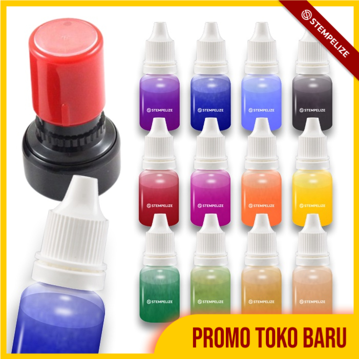 Tinta Stempel Flash 5ml Standar / Isi Ulang Stempel Flash