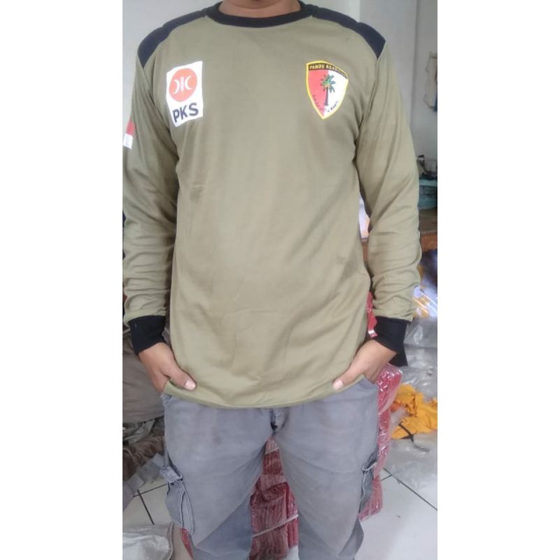 kaos kepanduan partai keadilan sejahtera / pks logo baru