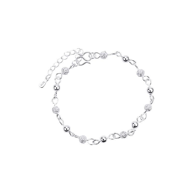 Gelang Tangan Manik-Manik Bulat Hollow Warna Permen Untuk Wanita