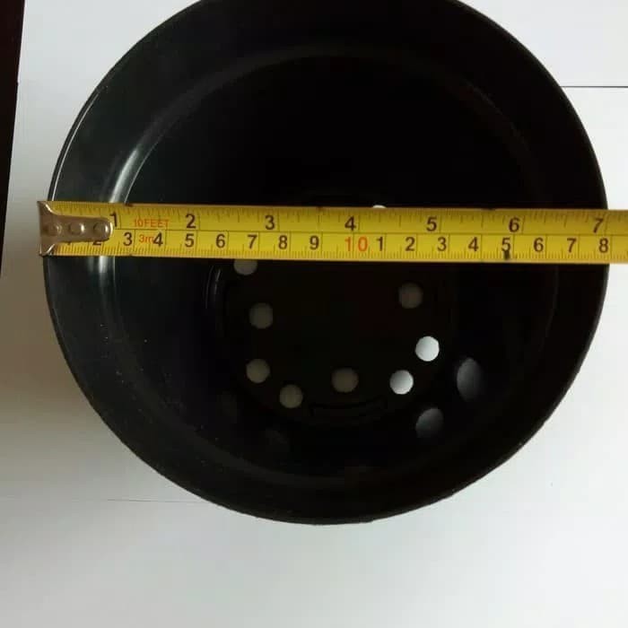 Unik POT Bunga | POT 20 HITAM | POT PLASTIK | Pot 20 cm | Pot plastik hitam Berkualitas