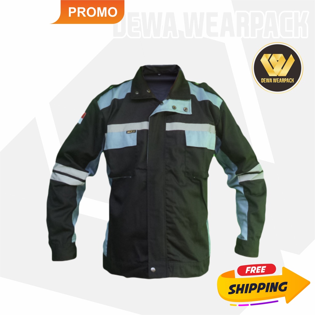 Wearpack Safety Atasan SEMIJAKET (Kemeja Safety/Baju K3/Baju Kerja Lapangan/Seragam/proyek)