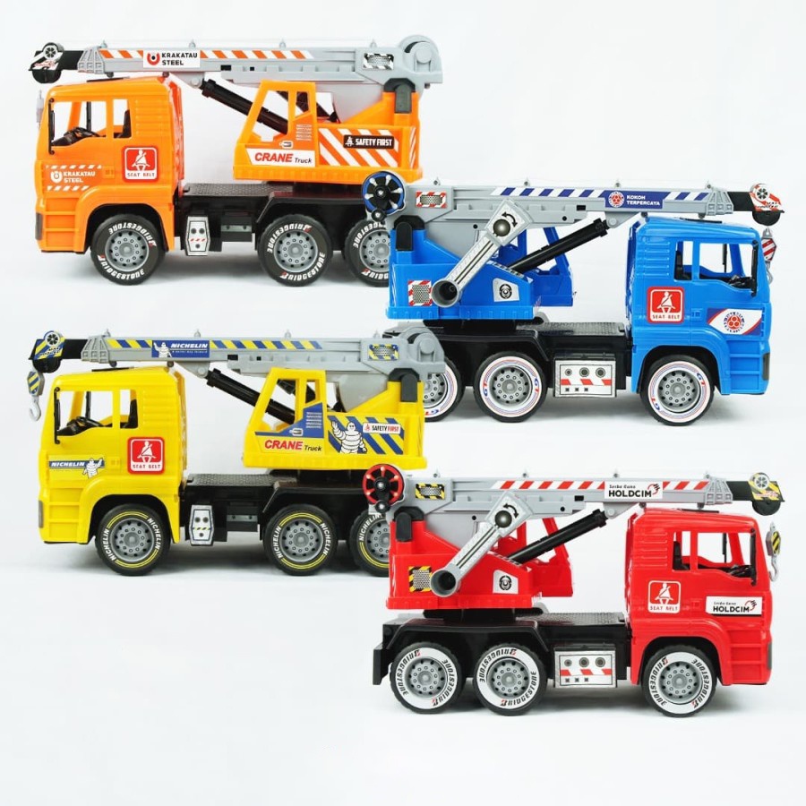 Toys Store -  KGP 8091 Mainan Mobil Konstruksi Crane Truck / Mobil Truk Derek