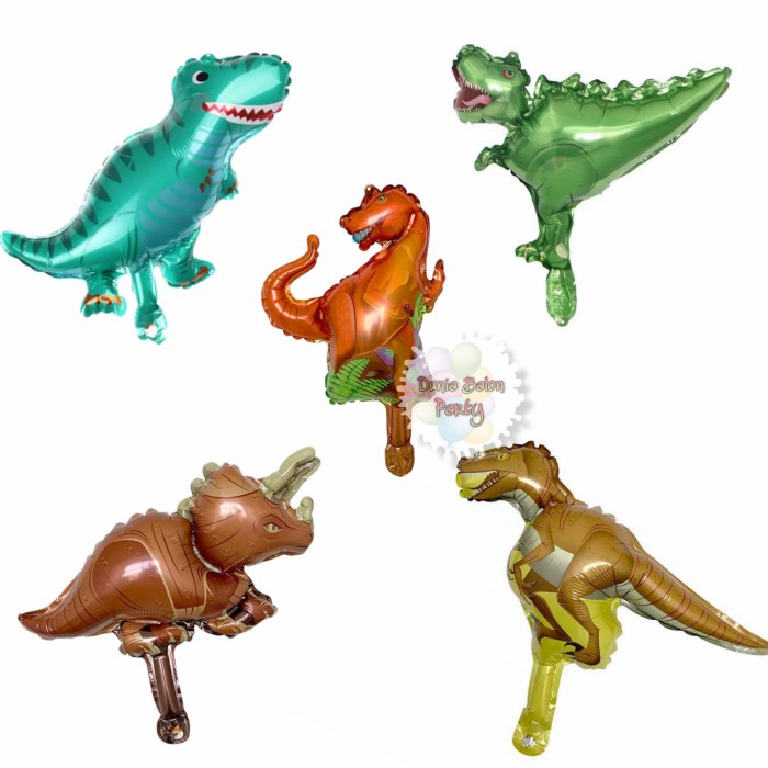 Balon Foil Dinosaurus / Balon Dino / Balon Jurassic Pack Mini