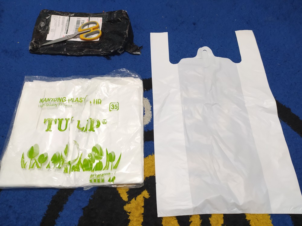 Kantong Keresek Plastik Hd Tulip 35 Tebal Ramah Lingkungan Eco Friendly Kuning Merah Hitam Putih