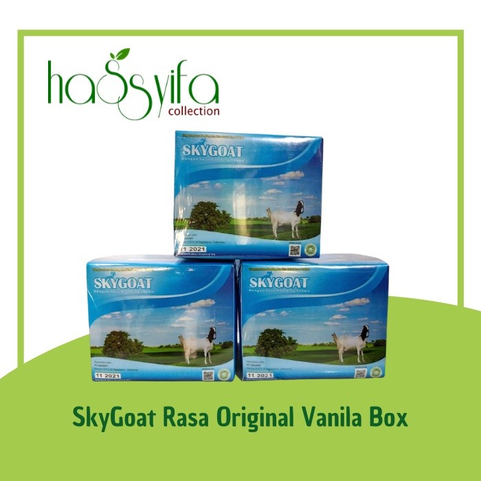 

fe20011vv Susu Kambing Skygoat Kemasan Box Isi 10 Sachet - Vanila Xa201As