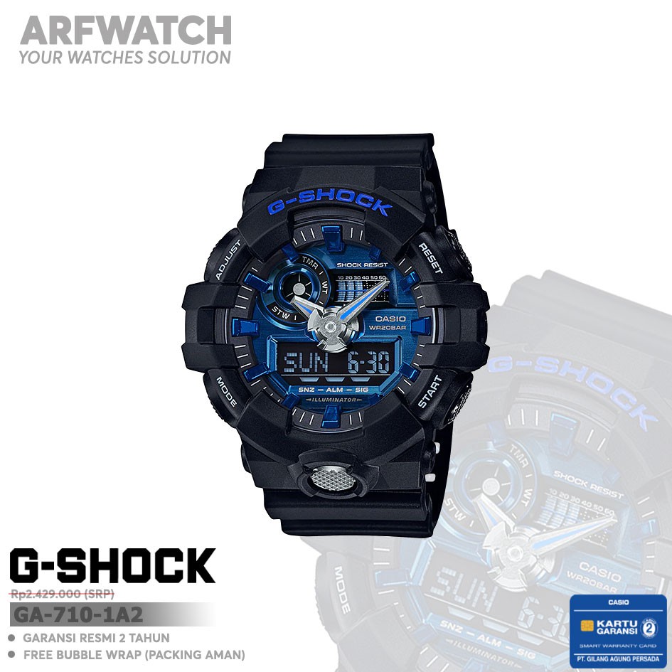 Casio G-Shock GA-710-1A2 / GA-710-1A2DR Original