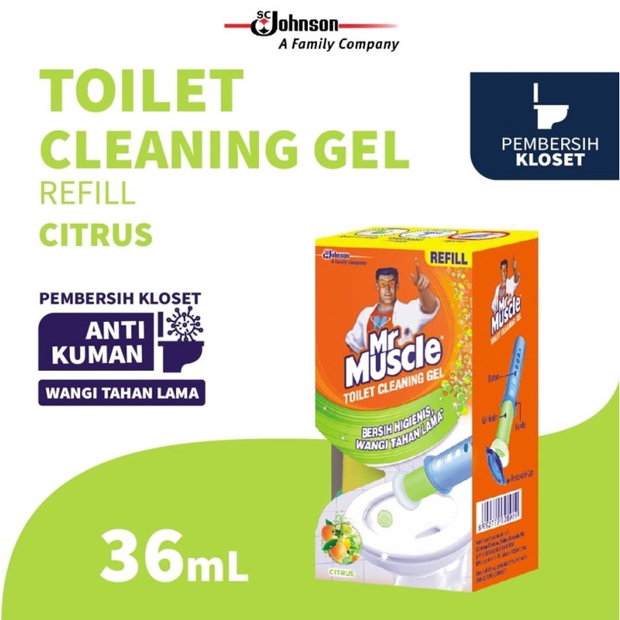 Mr Muscle Toilet Cleaning Gel Refill 36ml