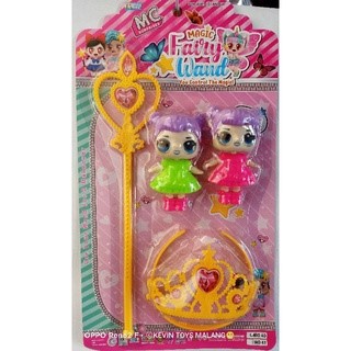 Mainan Magic Fairy Wand Anak / Mainan Boneka Lol Set -MO 40