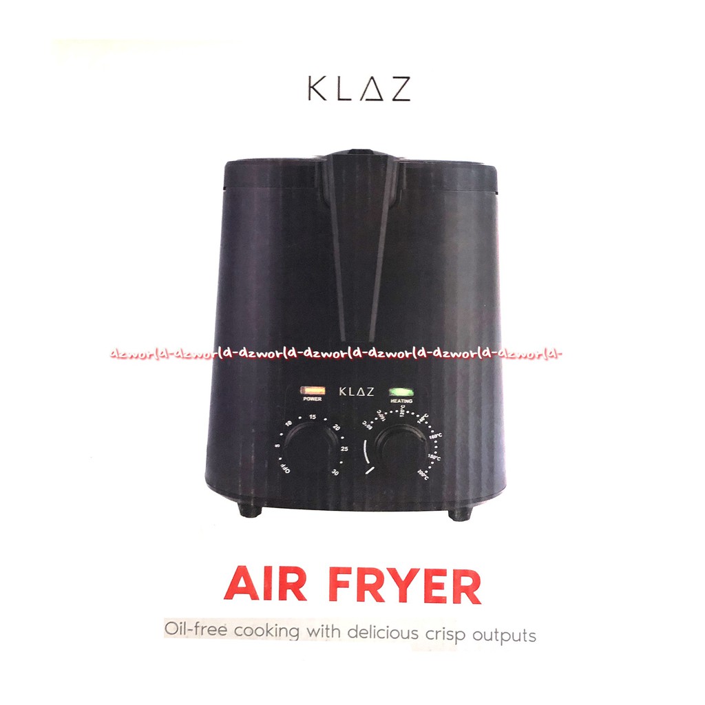 Klaz Air Fryer Oil Free Cooking Alat Masak Sehat Tanpa Minyak 3L