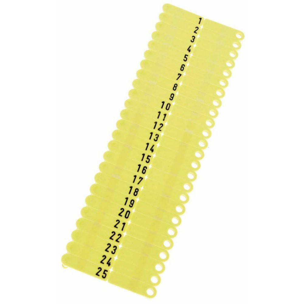 Twin Tags - Ear Tag Domba Babi Kerbl Kuning Per Pak 100 Pcs