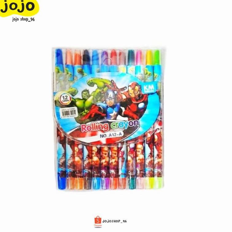 

➭Best Produk➭ PH6GF Twist Crayon Putar Panjang 12 Warna KM-A12 Karakter Anak Disney Set Isi 12pcs 72 ❇Harga Murah