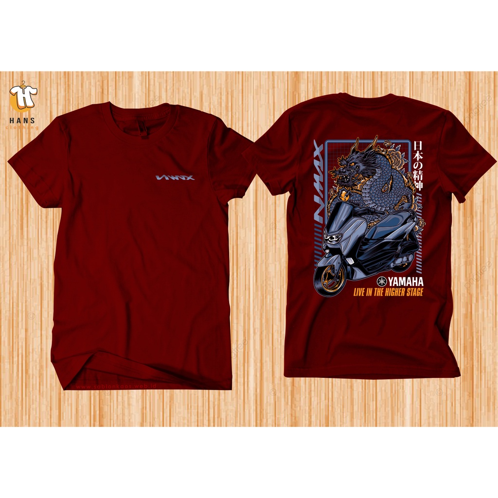 kaos otomotiv yamaha n-max dragon
