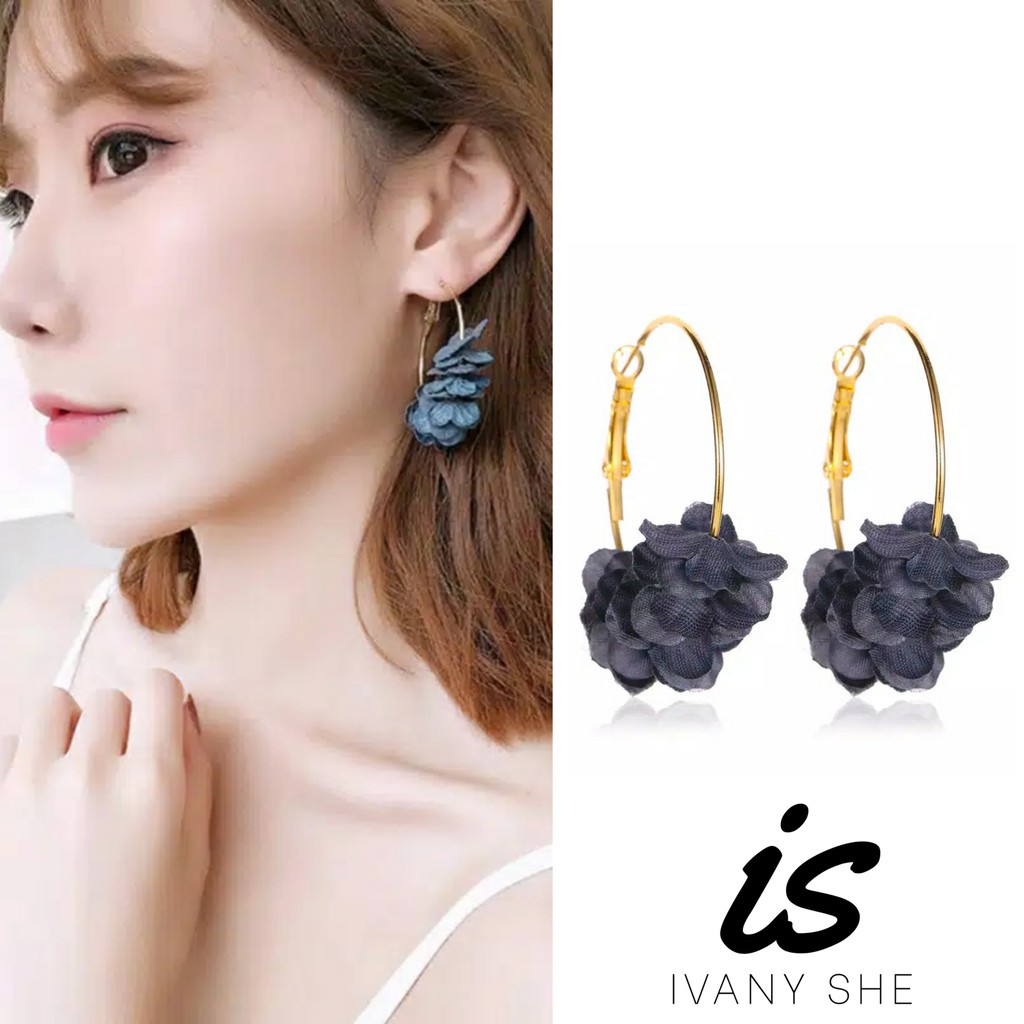 Premium Quality Anting fashion korea import aksesoris pesta perhiasan wanita earring giwang emas bkk