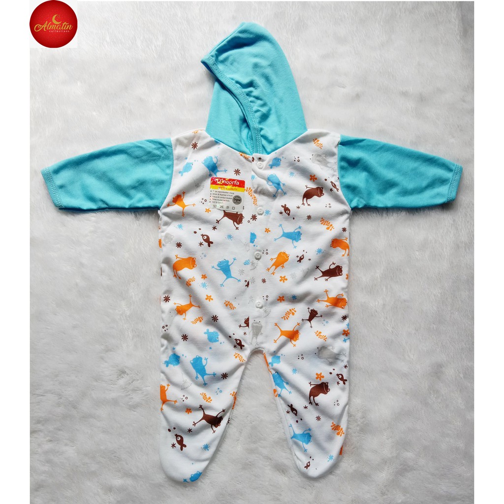 Pakaian Bayi 3 Pcs / Jumper Panjang Bayi Newborn / Sleepsuit Jumper Panjang Bayi Tutup Kaki 3 Stel