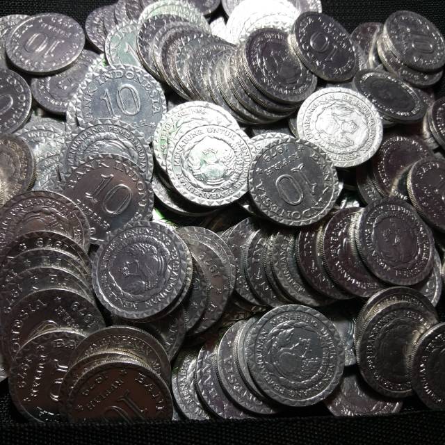 Koin Mahar 10 Rupiah 1979 Asli