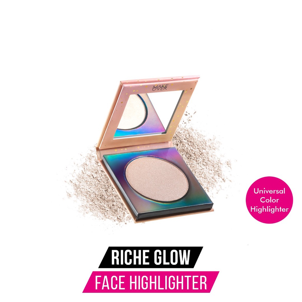 `ღ´ PHINKL `ღ´ 🅼🅰🅺🅴 🅾🆅🅴🆁 Make over riche glow highlighter bling glitter premium