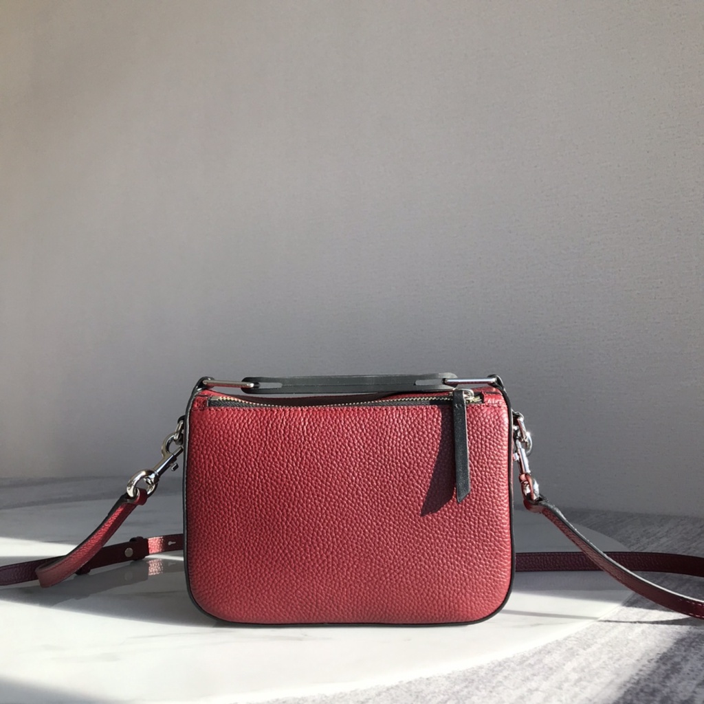 [Instant/Same Day] m-j   MJZTB01  handbag shoulder bag messenger bag new grain cowhide double zipper