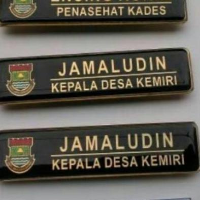 

COD✔ Nametag Kuningan Magnet termurah se indonesia