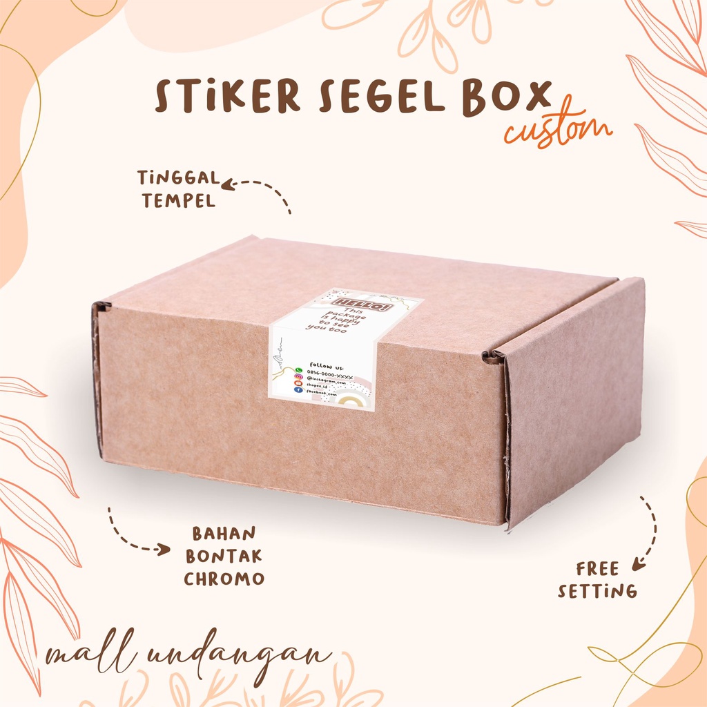 

STIKER SEGEL BOX KOTAK CUSTOM- STIKER SEGEL PACKAGING HAMPERS MAKANAN