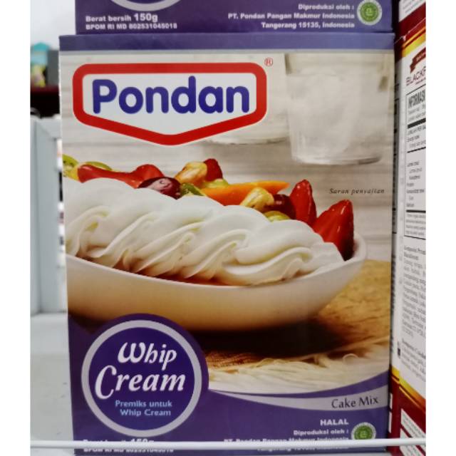 

Pondan whipy cream 150gr