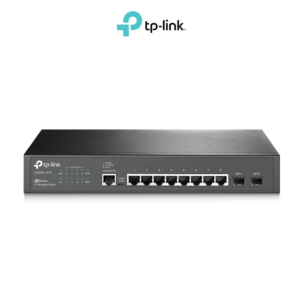 TPLINK TL-SG3210 JetStream 8-Port Gigabit L2 Managed Switch with 2 SFP