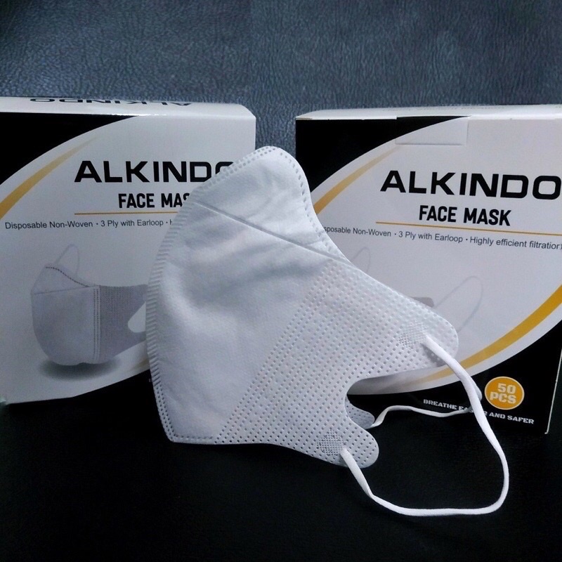 MASKER ALKINDO/WEMASK/MOUSON 3PLY DUCKBILL ISI 50 PCS (MIRIP SENSI)