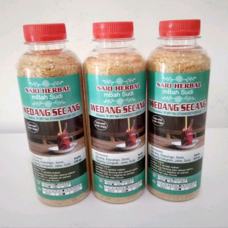 

BUBUK WEDANG SECANG 200 GRAM ASLI MBAH SUDI IMOGIRI / Minuman Herbal Tradisional Alami