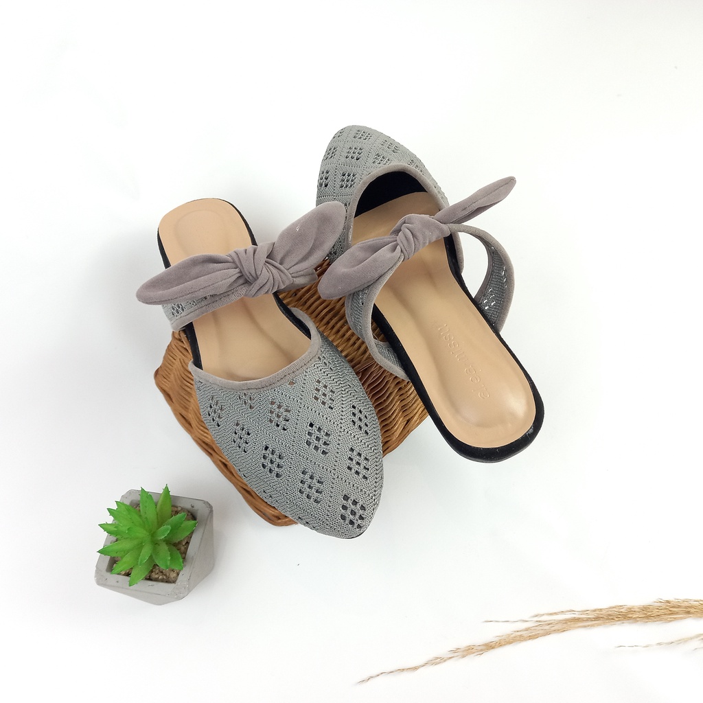 VNL Marleen Mules | Sepatu Wanita | Sepatu Flatshoes | Flatshoes Casual | Mules