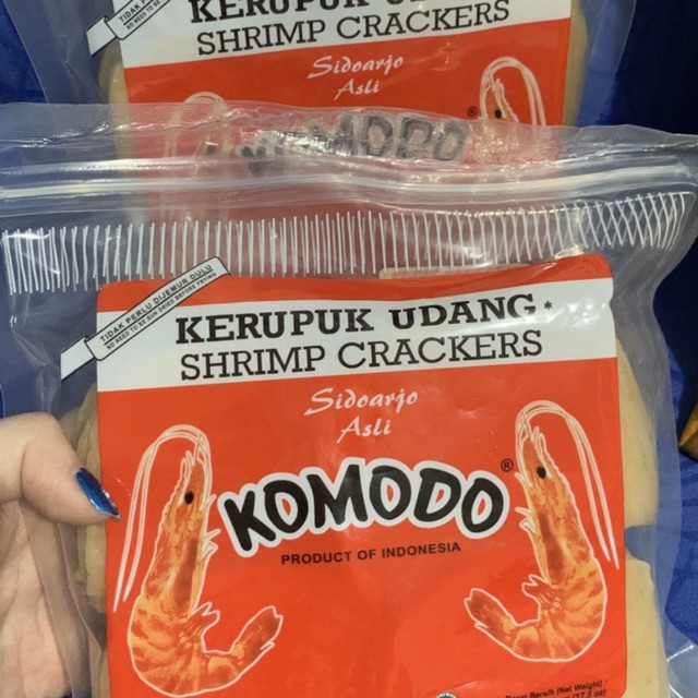 Kerupuk Udang Komodo Merah