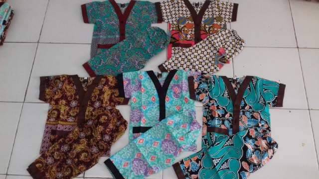 Set Piyama Anak Usia 8-9-10-11-12 Tahun, Kimono Batik Anak