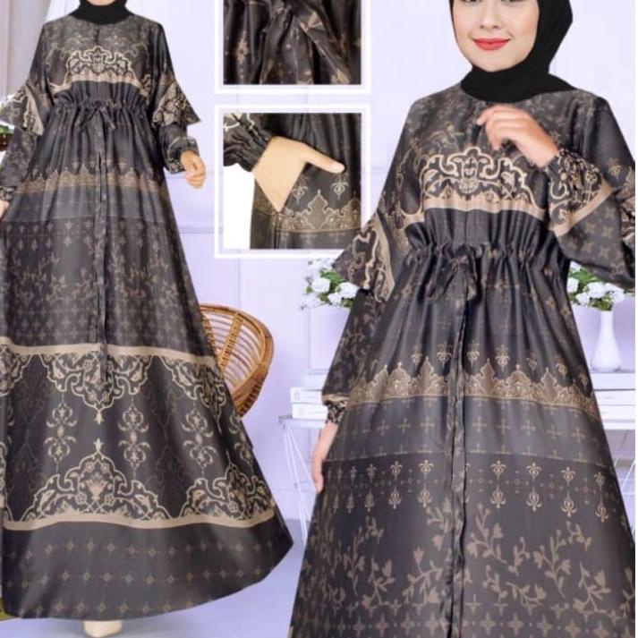 *Hot* ( Ready Jumbo Ld 120 ) Gamis Semi Sutra /Gamis Motif Terbaru 2022 | Gamis Diorsilk Premium |Ga