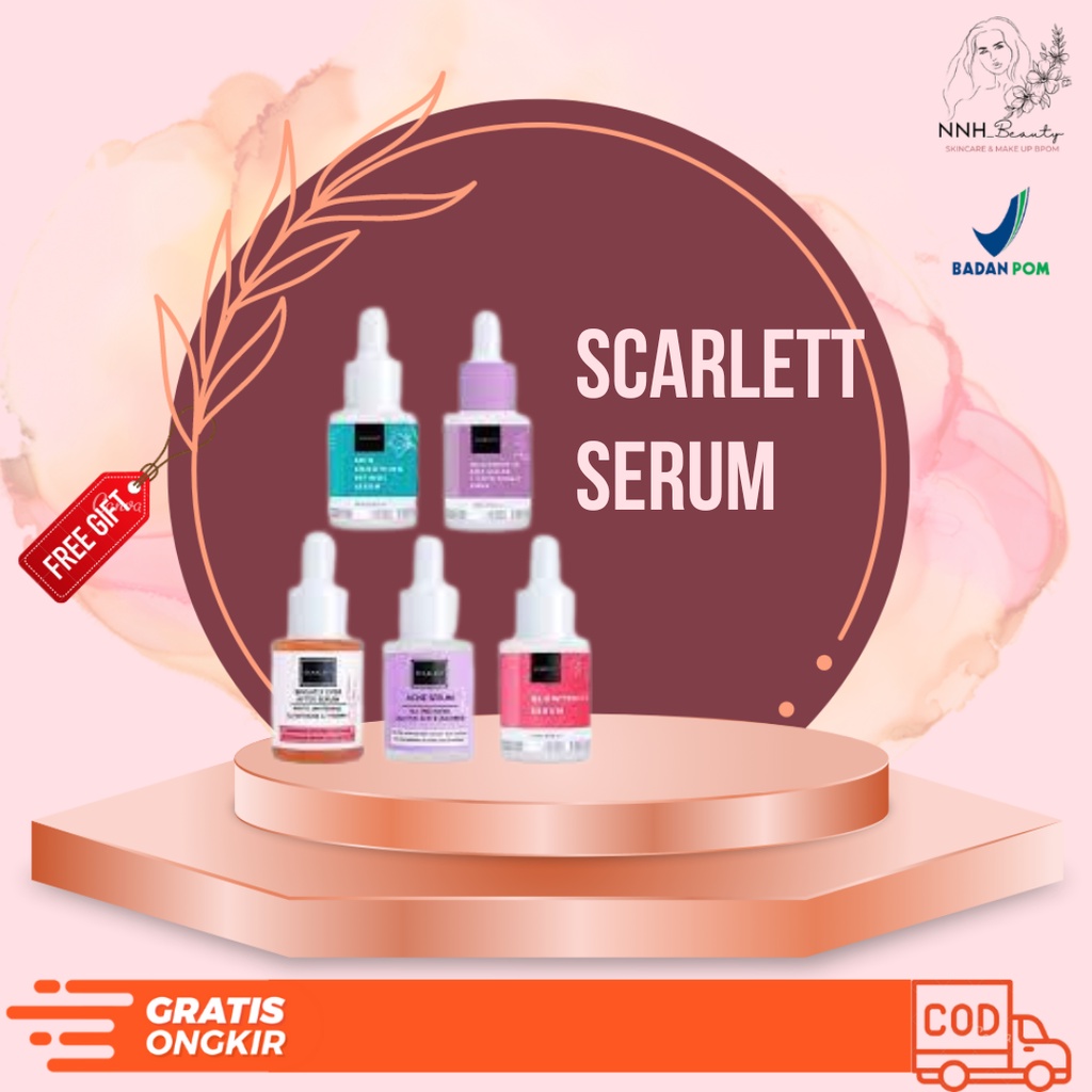 (CLEARANCE SALE!!) Scarlett serum /Scarlett brightly serum/ Scarlett acne serum/ Scarlett glowtening