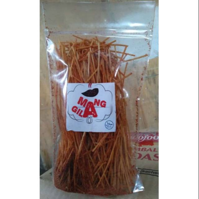 

100 gr Mie Lidi MangGila, camilan enak, murah, fresh tidak stok² asli homemade, sedia berbagai rasa