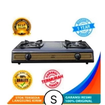 Kompor Gas Rinnai 2 Tungku 522S Terbaru