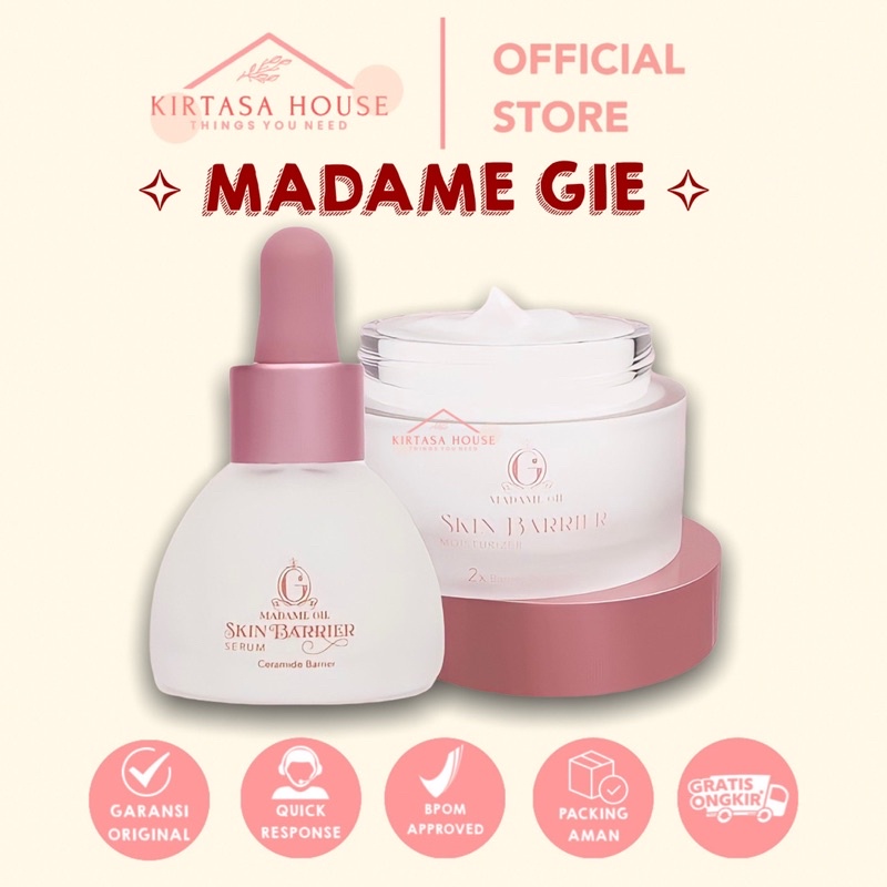 [READY] Madame Gie Skin Barrier Repair Moisturizer And Serum • Skincare Pelembab Ceramide Basic Skin