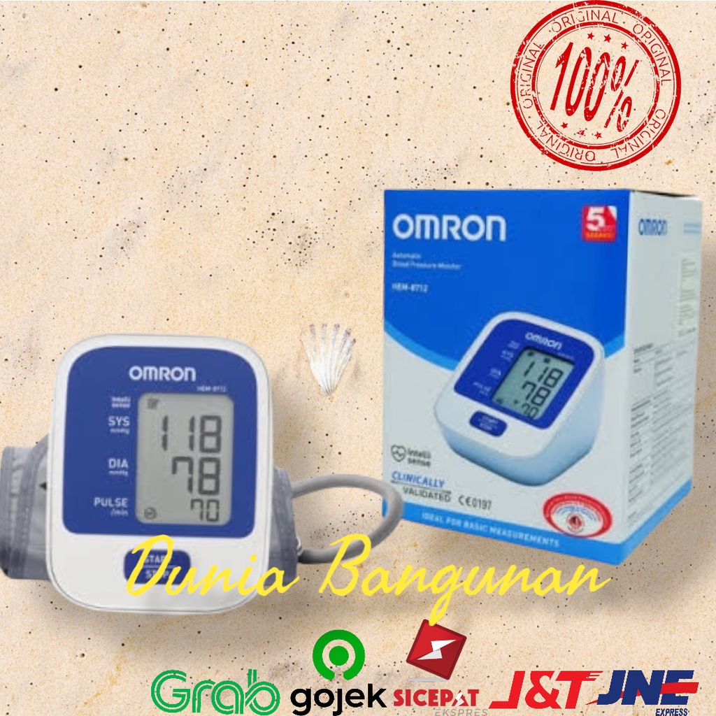 OMRON Tensimeter Digital HEM 8712 plus adaptor