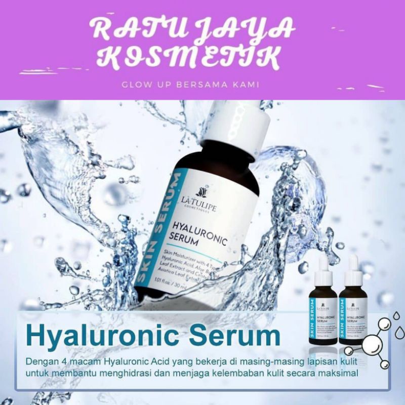 La Tulipe Hyaluronic Serum Hyaluronic Acid Hydrating Serum Latulip Latulipe La Tulipe