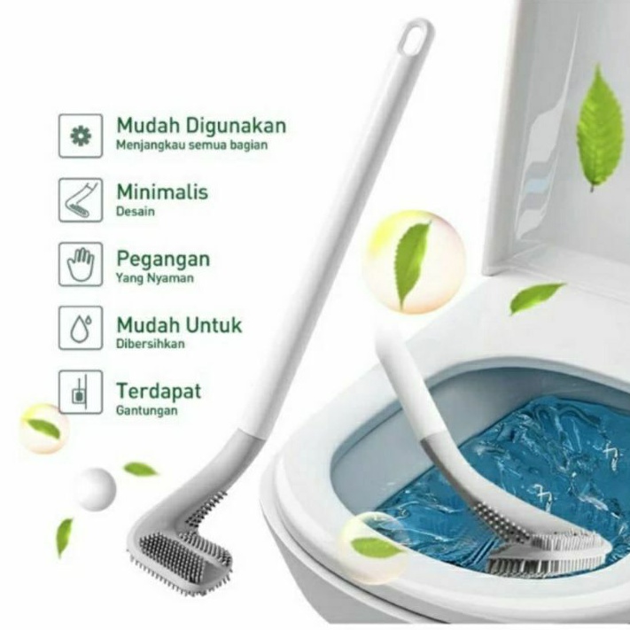 Sikat Golf Toilet Silikon Karet Pembersih Toilet Wc Sikat Wc