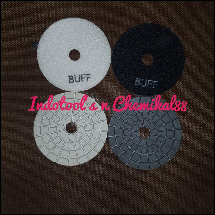 Diamond Pad Dw-R Df Buff - Putih