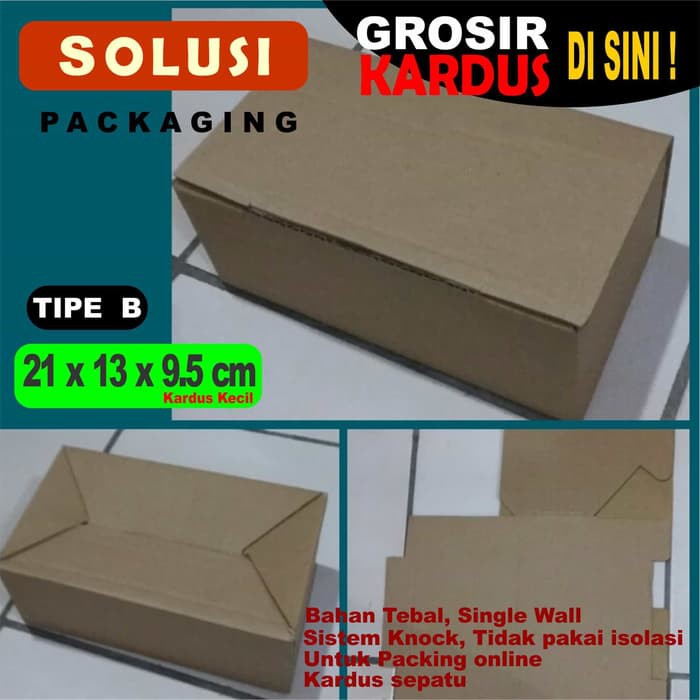 

KEMASAN KARDUS KECIL / KARDUS PACKING / BOX / DUS 21 X 13 x 9