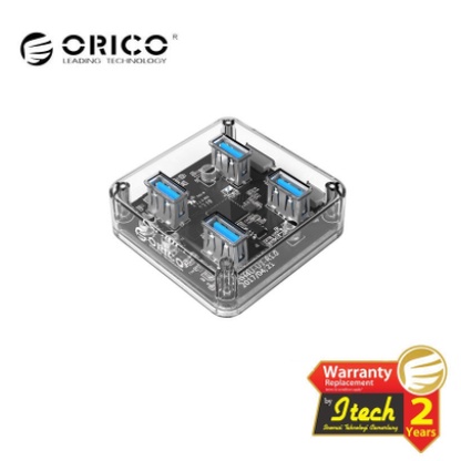 ORICO MH4U-U3 USB3.0 Transparent Desktop HUB