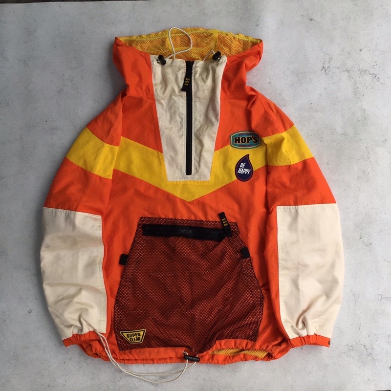 Vintage suntory hoops colorblock cougle jacket