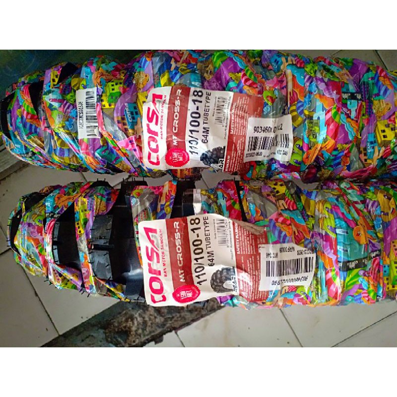 ban trail corsa MT Cross R ring 18 ukuran 110/100/18 tubetype