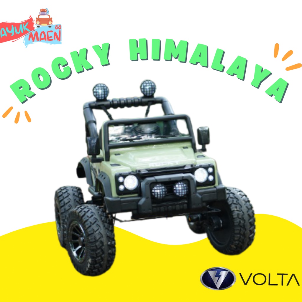 Mainan Mobilan Aki ROCKY VOLTA 5008 MONSTER HIMALAYA - Maenan Mobilan Aki Remot Control